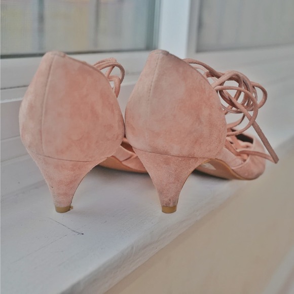 Free People Blush Lace-Up Heels - Picture 6 of 8